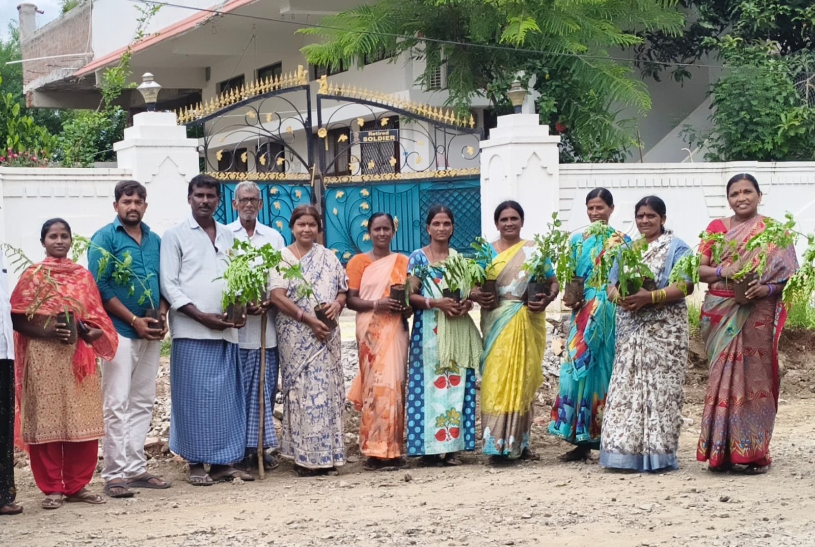 పచ్చని చెట్లే ప్రగతికి మెట్లు : సర్పంచ్ భూక్య రమేష్ రాథోడ్  - Additional Image