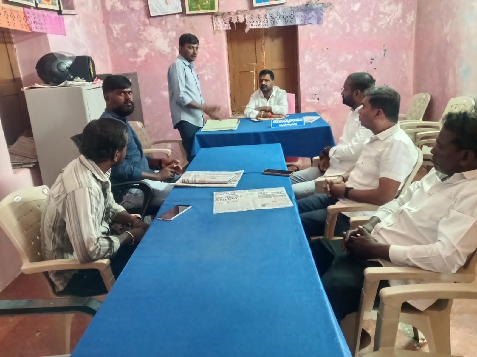 నర్సాయపల్లి జిపి లో సమీక్ష సమావేశం 