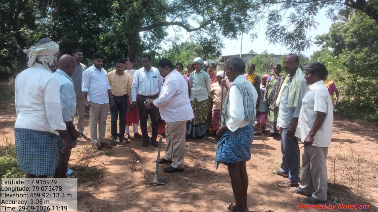 లక్కపల్లి లో ఫామ్‌ ఫండ్‌ పనులకు శ్రీకారం!
